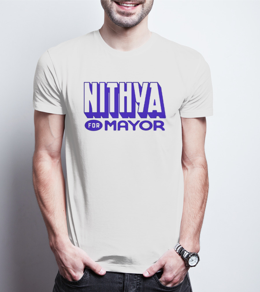 Nithya For Mayor 2026 Election Campaign T-Shirt