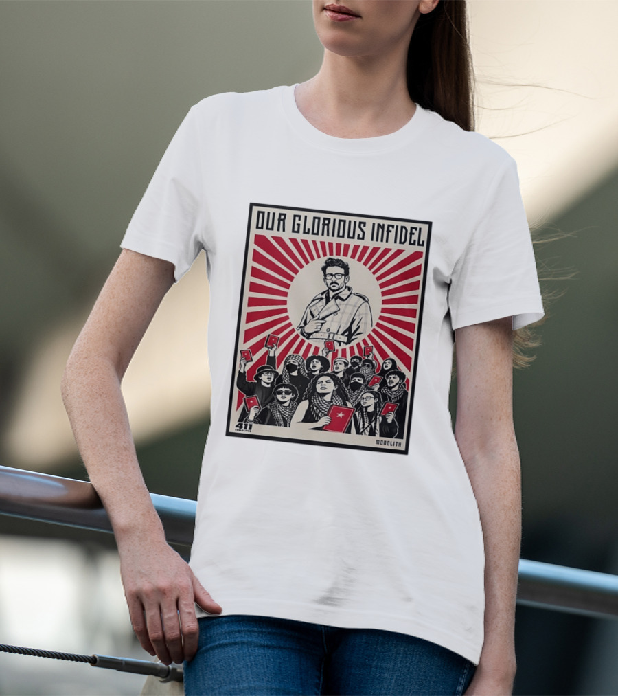 Onolith Collective Our Glorious Infidel 411 Monolith Red Star Revolution T-Shirt