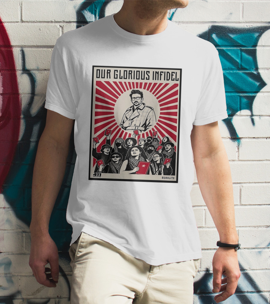 Onolith Collective Our Glorious Infidel 411 Monolith Red Star Revolution T-Shirt