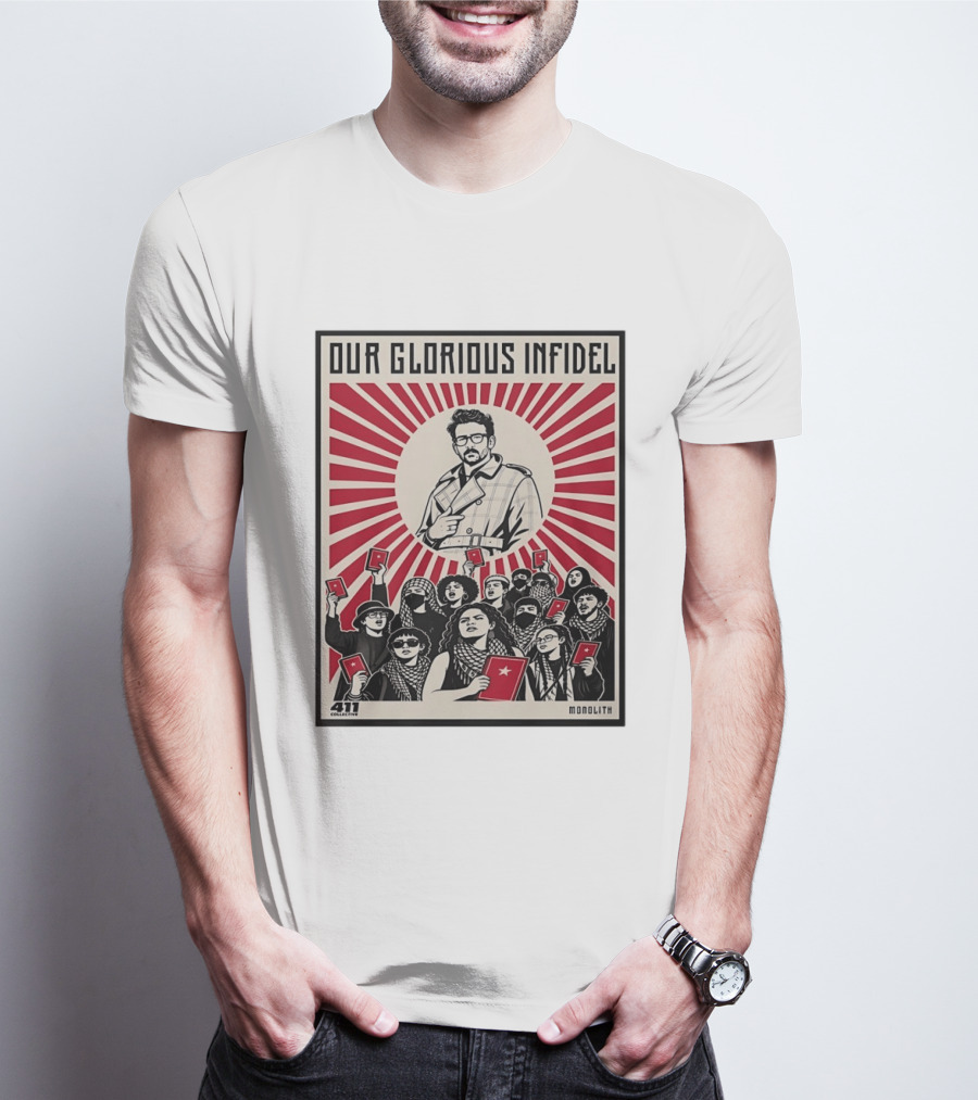 Onolith Collective Our Glorious Infidel 411 Monolith Red Star Revolution T-Shirt