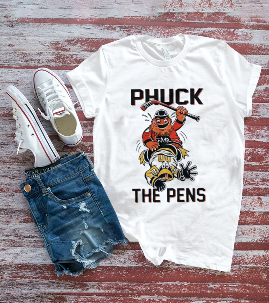 Phuck The Pens Philadelphia Flyers Rivalry Hockey T-Shirt