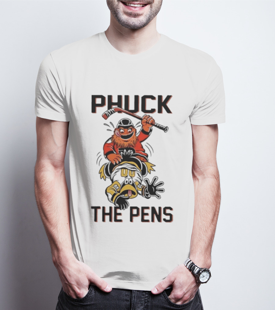Phuck The Pens Philadelphia Flyers Rivalry Hockey T-Shirt