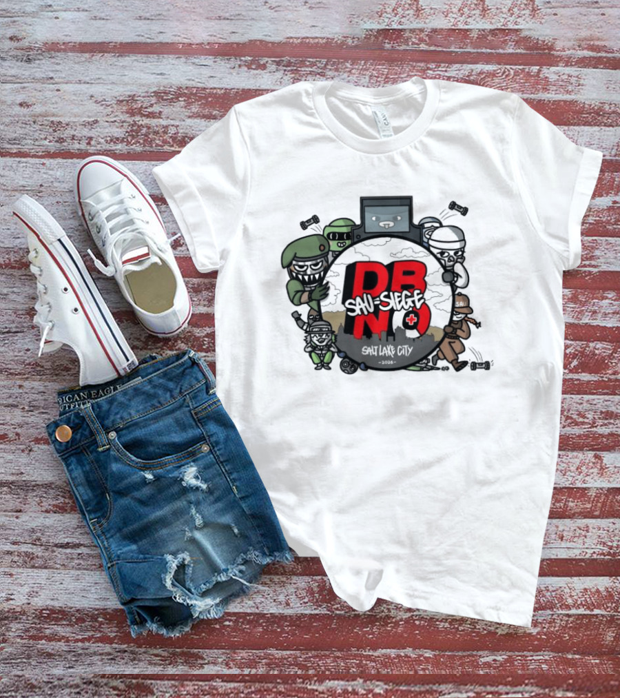 Rainbow Six Siege DBNO Salt Lake City 2026 Gaming Event Characters T-Shirt
