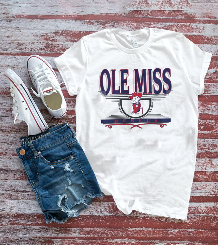 Ole Miss Rebels Vintage Mascot Fan T-Shirt
