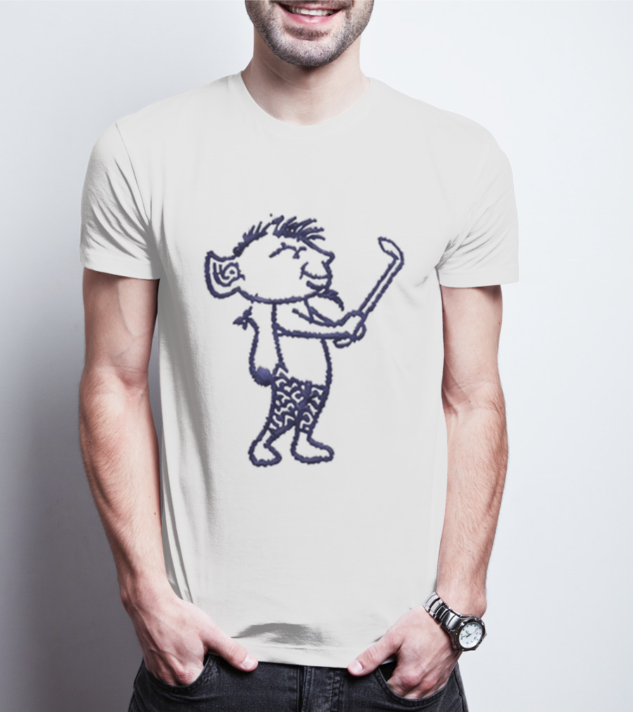 Ryan Jamison DIBS DePaul Golf Hat Character Sketch T-Shirt