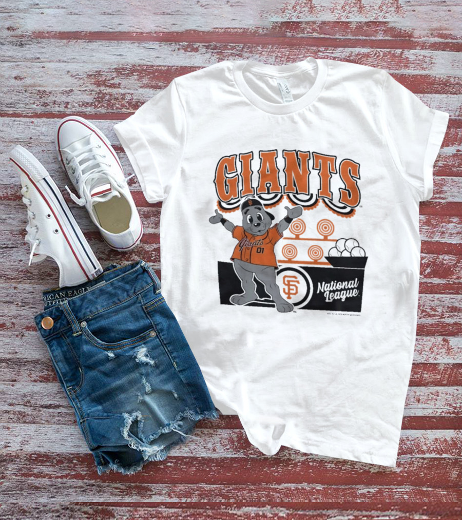 San Francisco Giants Mitchell & Ness Cream Step Back Up Giants National League T-Shirt