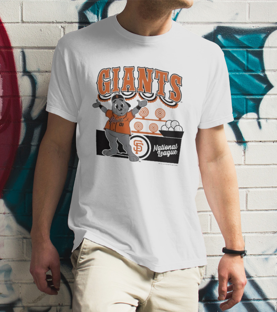 San Francisco Giants Mitchell & Ness Cream Step Back Up Giants National League T-Shirt