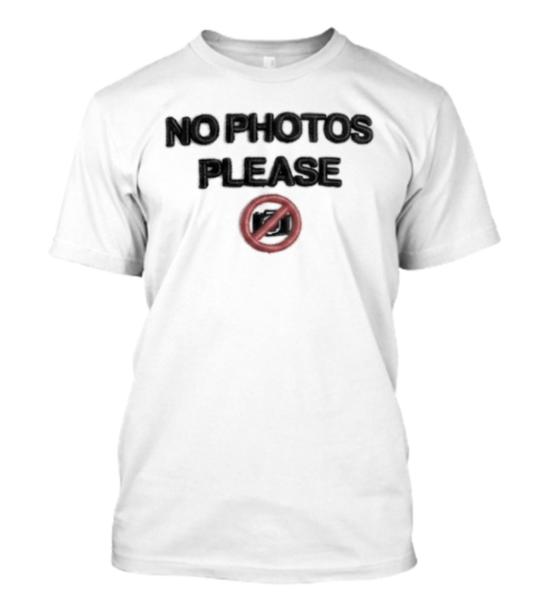 Medina Luis No Photos Please Red Circle T-Shirt