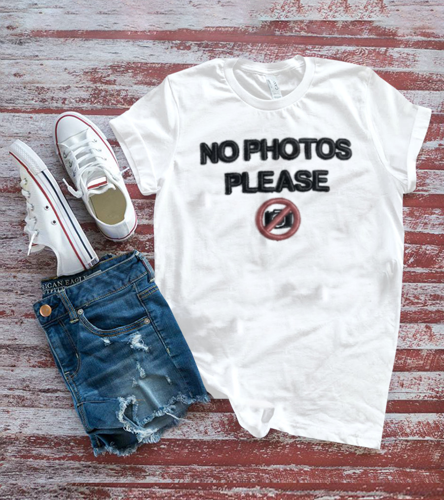 Medina Luis No Photos Please Red Circle T-Shirt