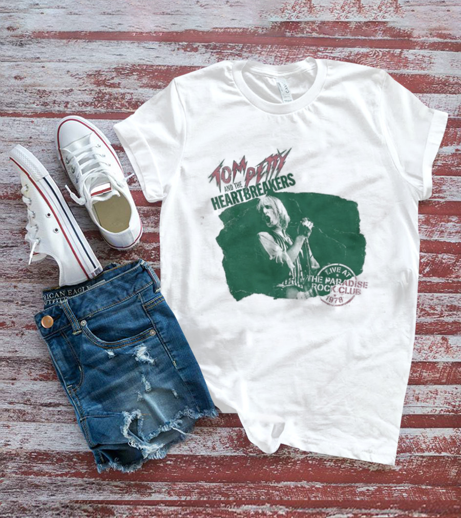 Tom Petty Live At The Paradise Rock Club Boston 1978 T-Shirt
