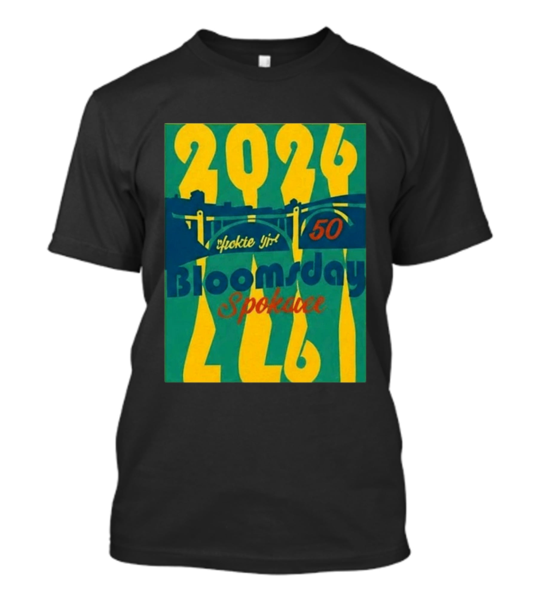 2026 Spokane Bloomsday 50th Race Hometown Pride Celebration T-Shirt
