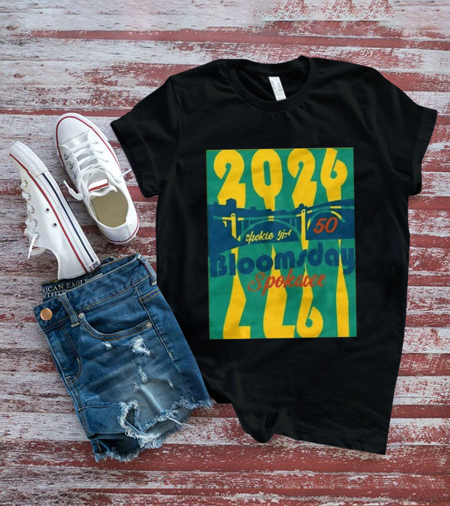 2026 Spokane Bloomsday 50th Race Hometown Pride Celebration T-Shirt