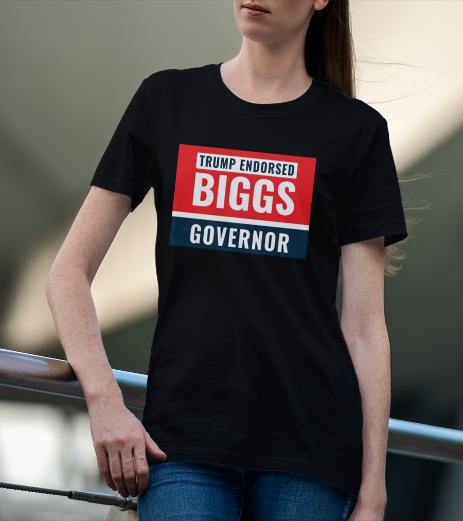 Biggs Governor Trump Endorsed Garment Dyed T-Shirt