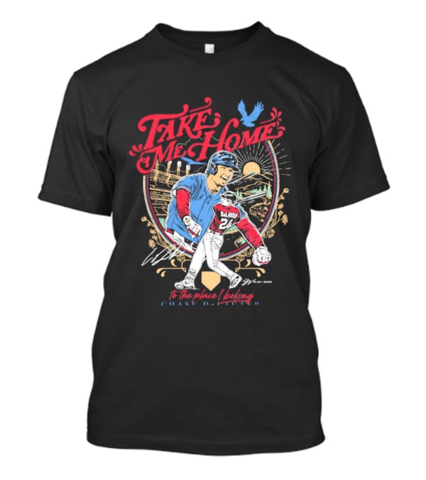 Take Me Home Cleveland Guardians Chase DeLauter To The Place I Belong T-Shirt