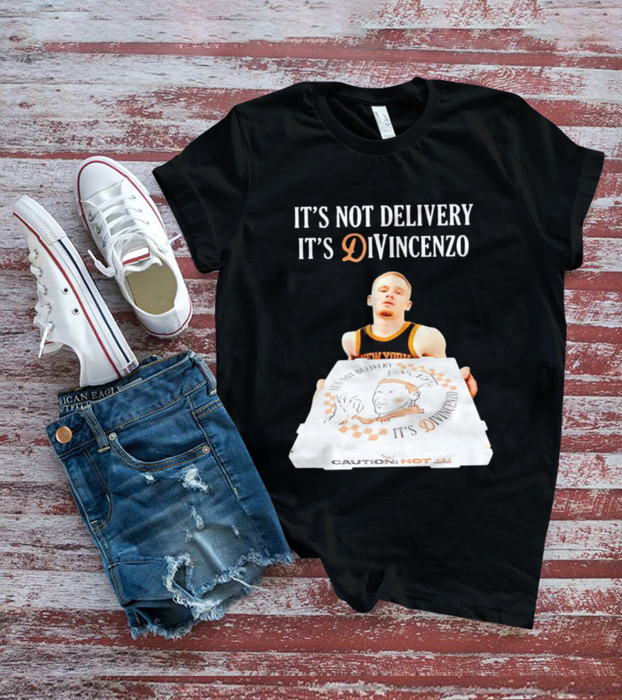 It's Not Delivery It's DiVincenzo Basketball Pizza Box T-Shirt
