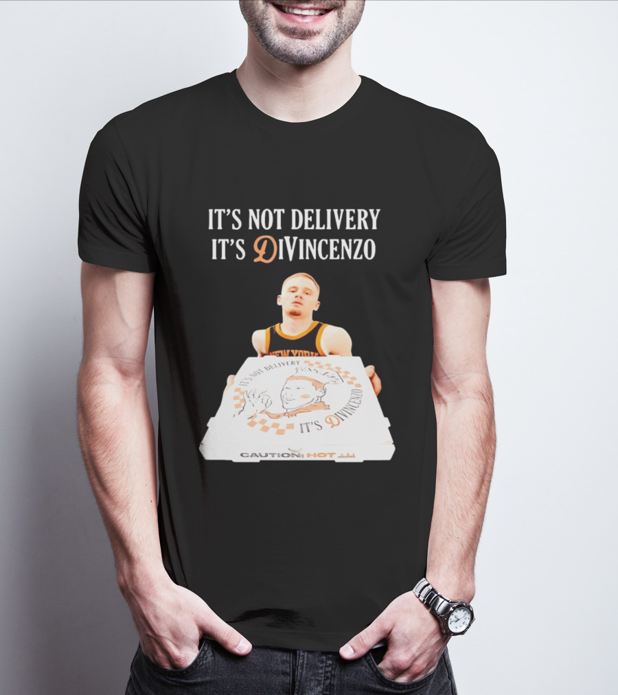 It's Not Delivery It's DiVincenzo Basketball Pizza Box T-Shirt