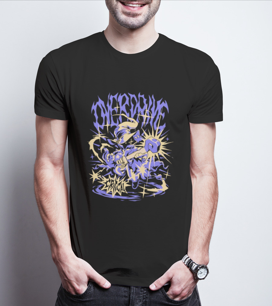 Final Fantasy Overdrive Explosive Cosmic Guitar Power T-Shirt