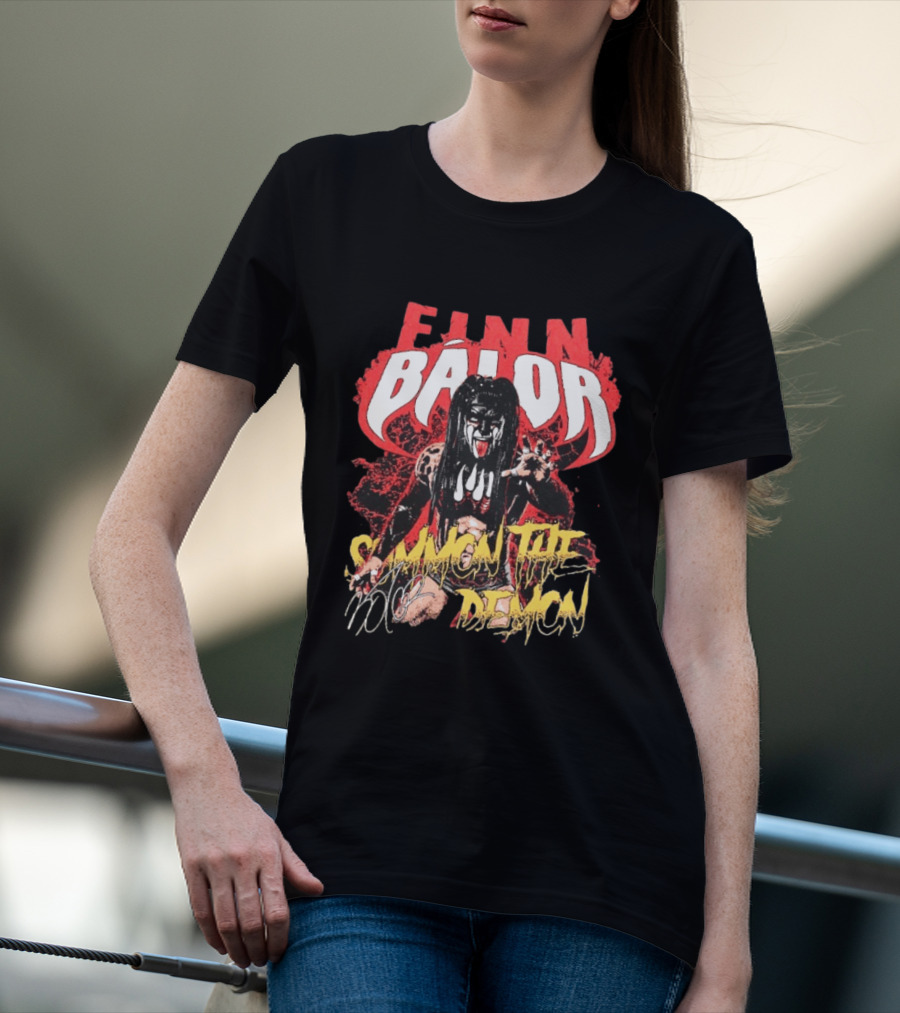 Finn Bálor Summon The Demon WWE Fan Merchandise T-Shirt