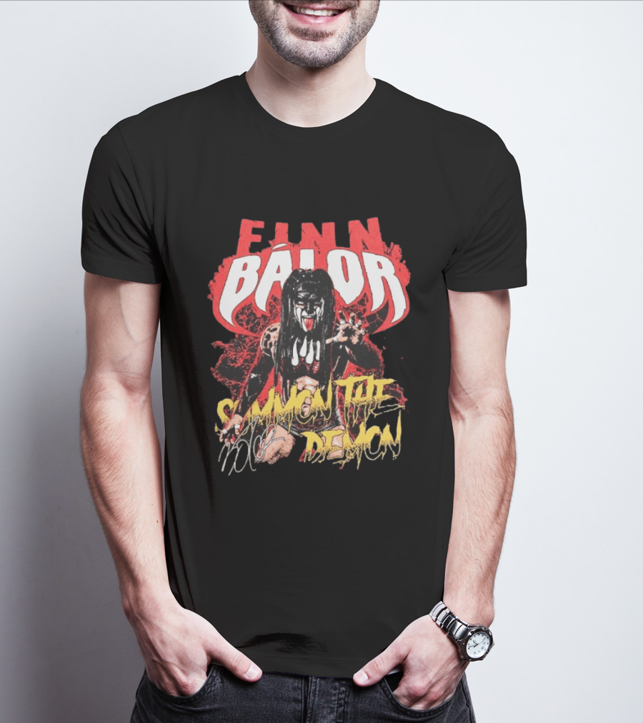 Finn Bálor Summon The Demon WWE Fan Merchandise T-Shirt