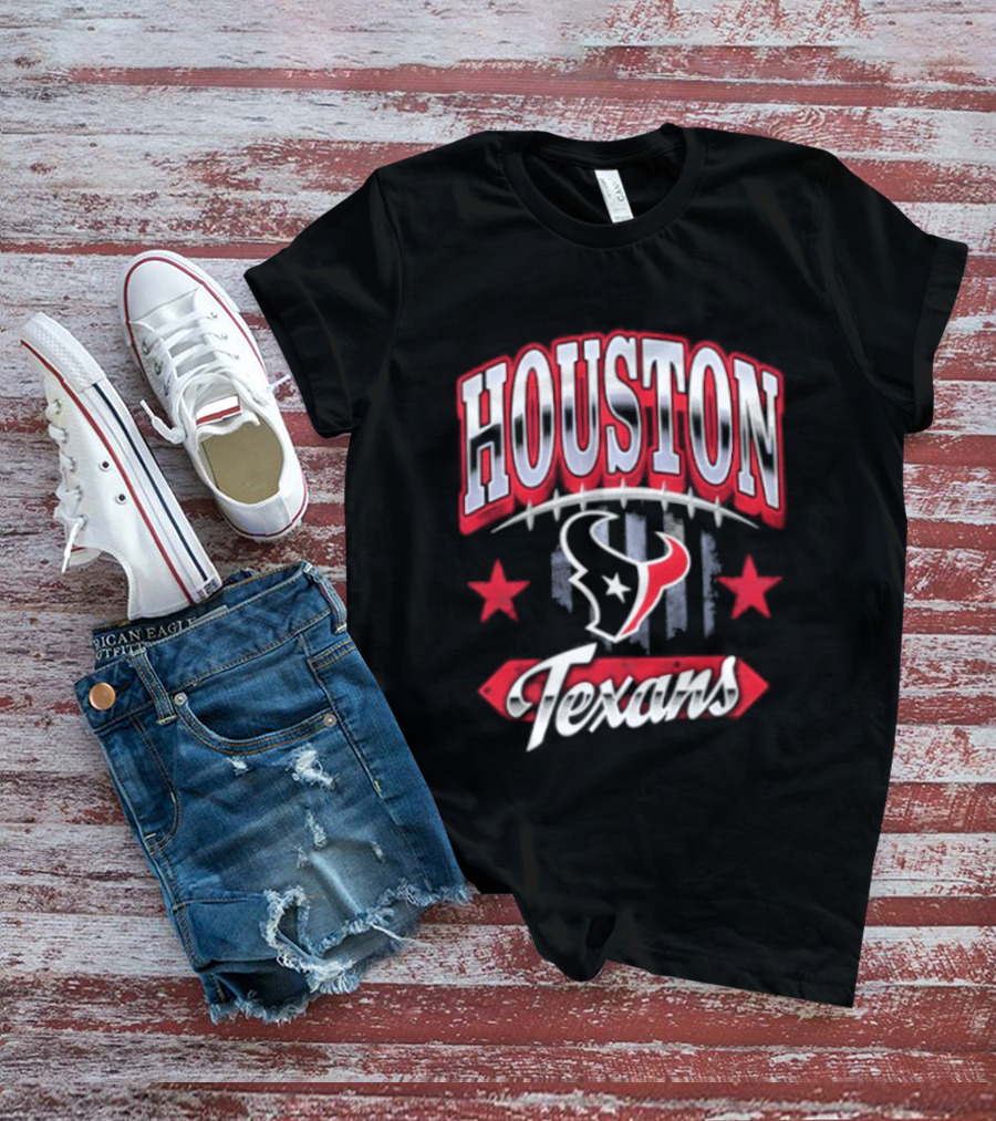 Houston Texans 2026 Americana Stars And Stripes T-Shirt