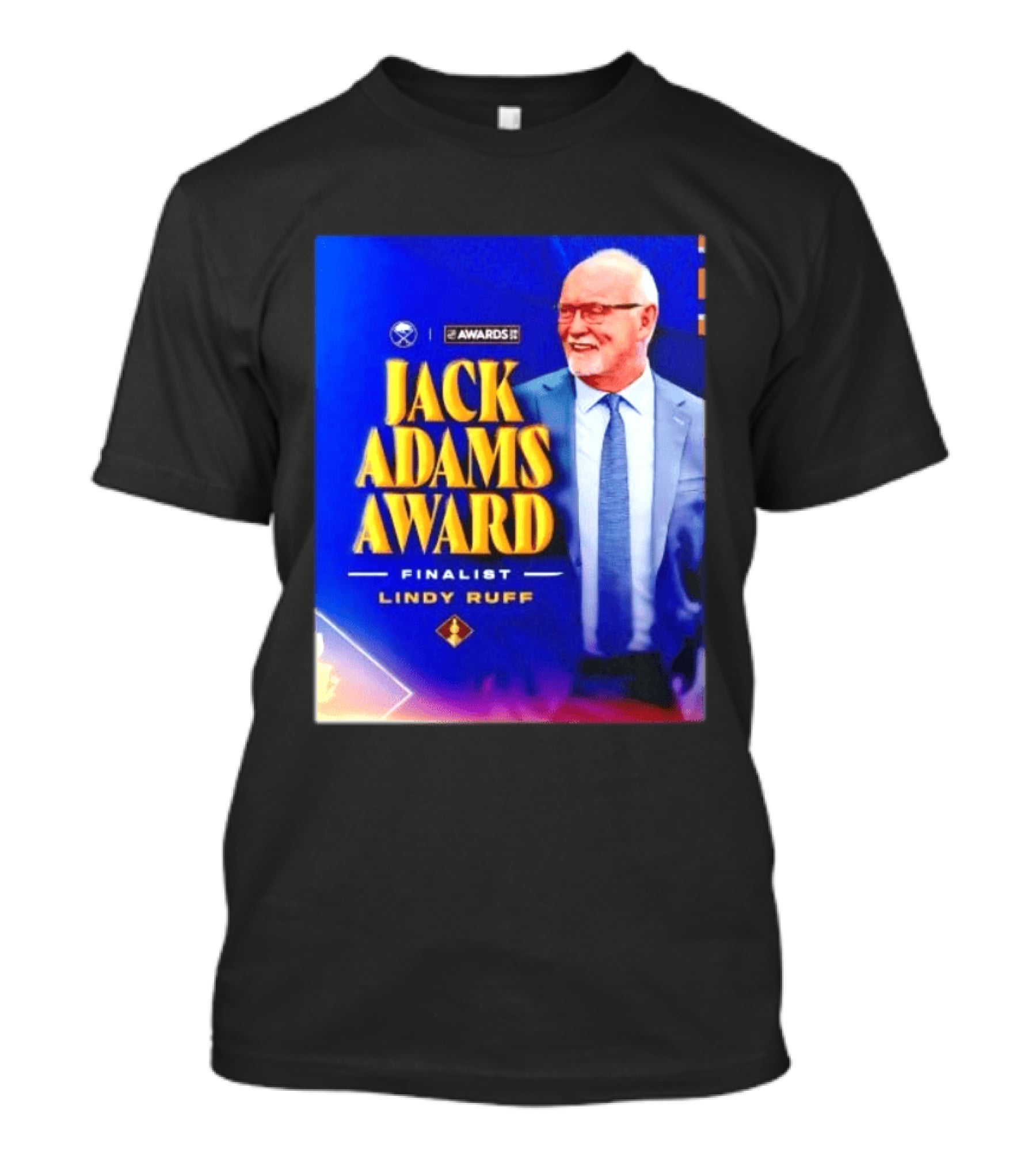 Lindy Ruff Jack Adams Award Finalist NHL Coach Recognition T-Shirt