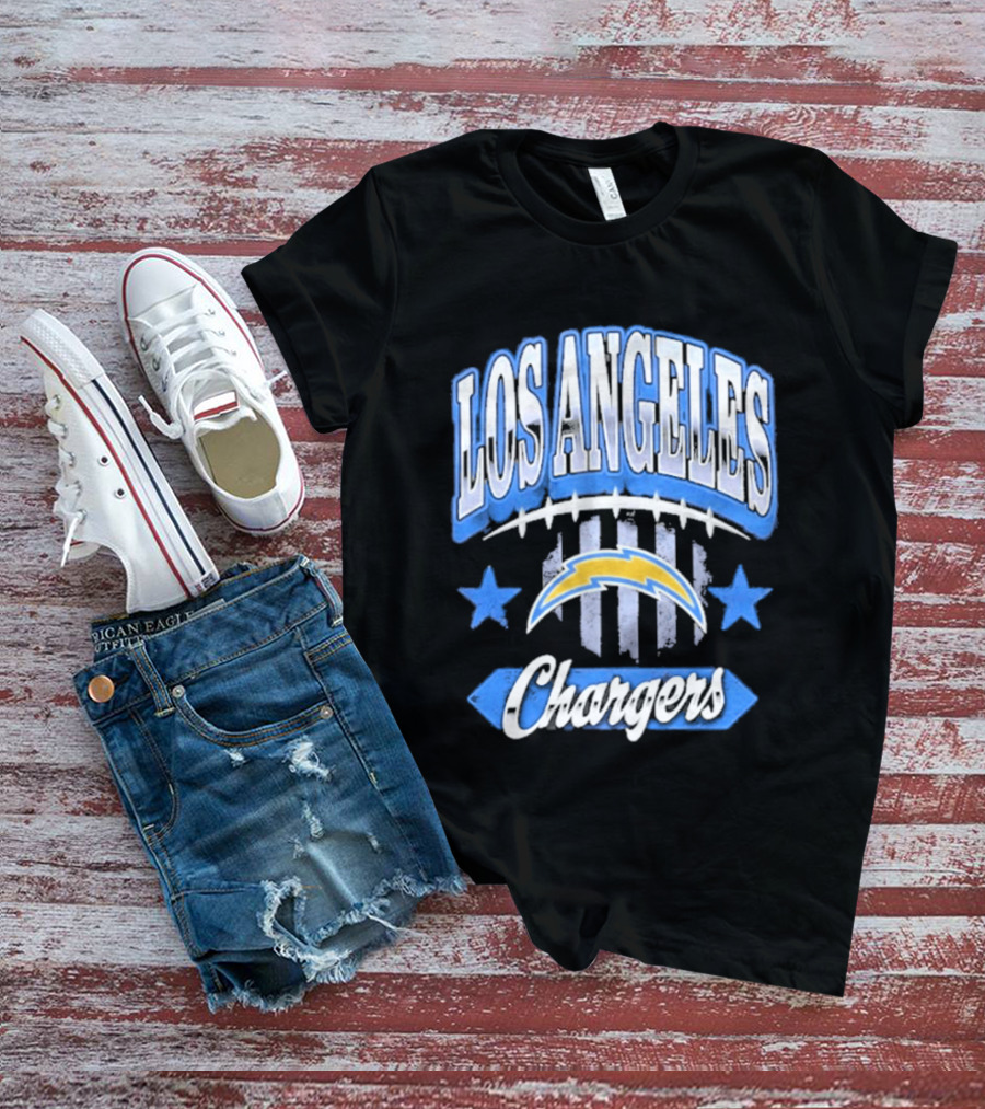 Los Angeles Chargers Americana Stars And Stripes 2026 T-Shirt