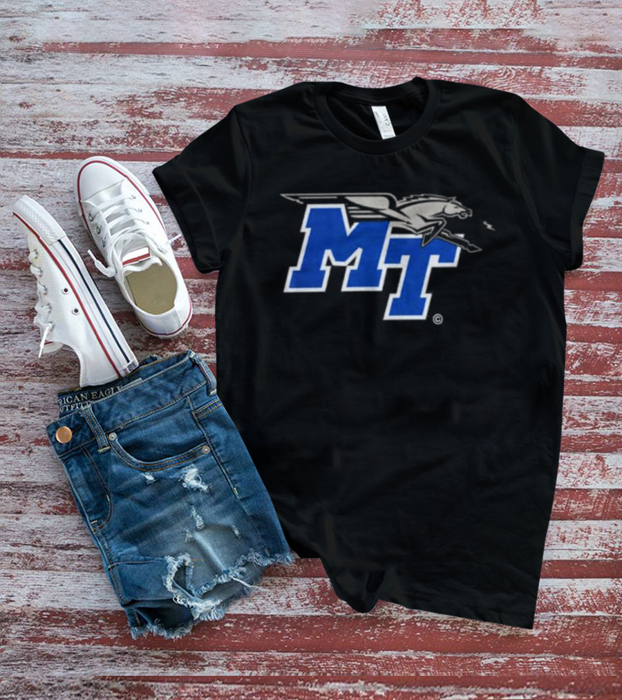Middle Tennessee State Blue Raiders MT Flying Horse T-Shirt