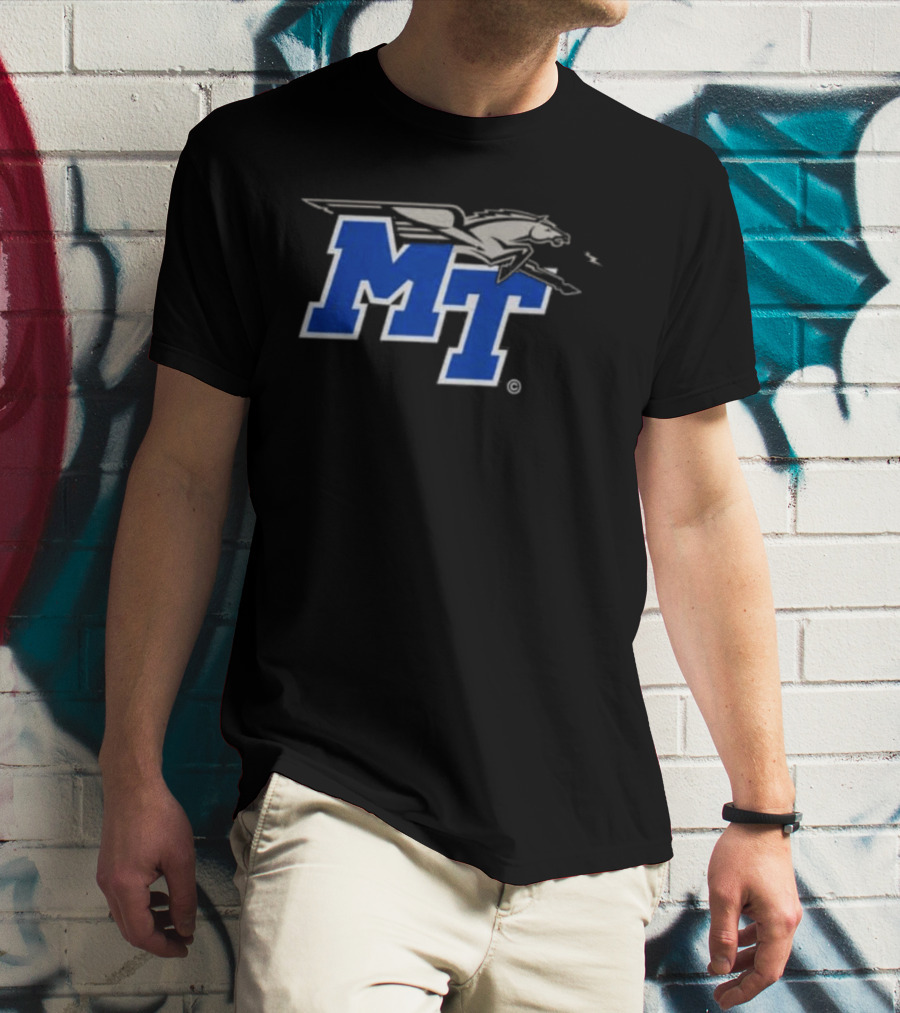 Middle Tennessee State Blue Raiders MT Flying Horse T-Shirt
