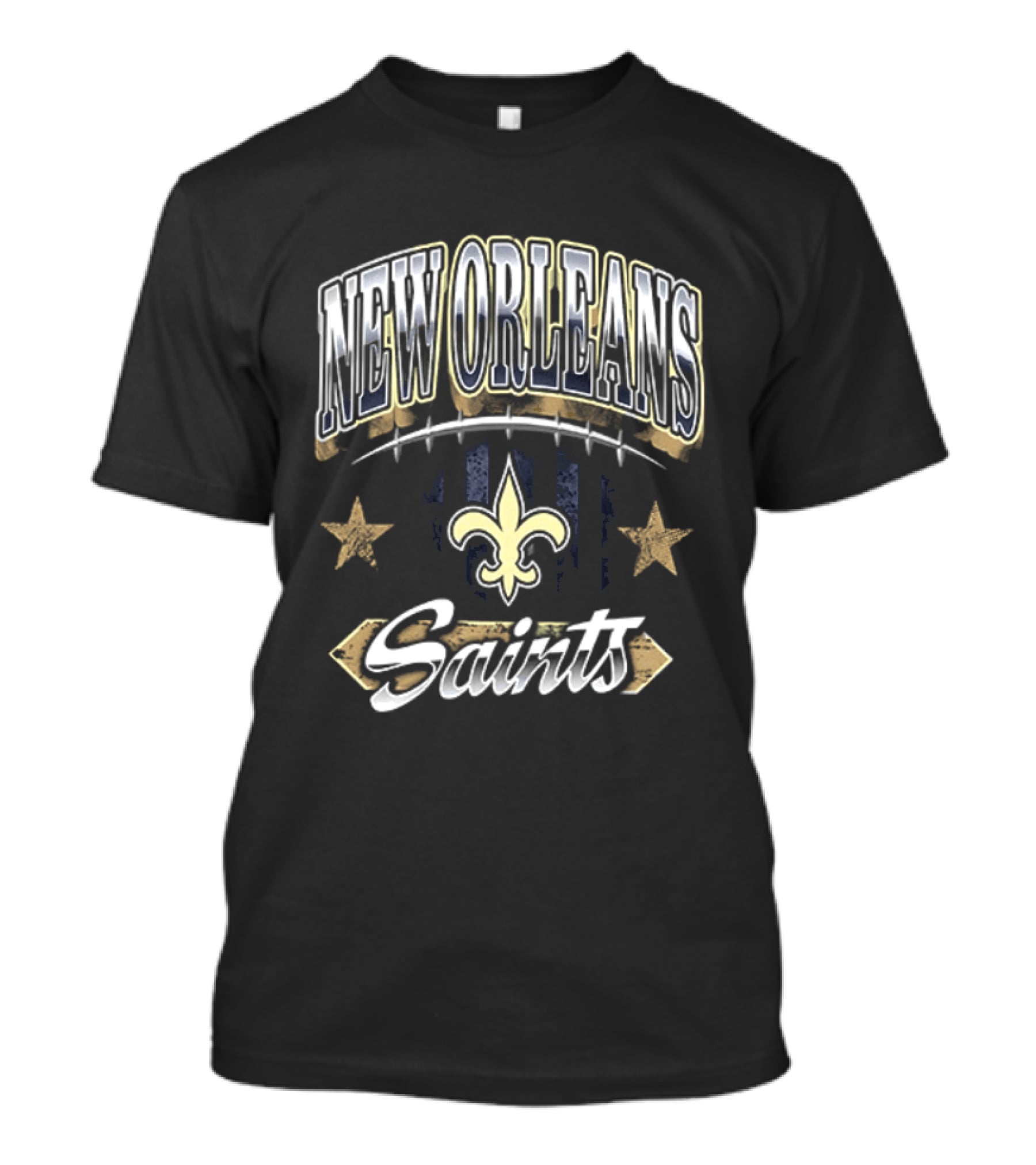New Orleans Saints Americana 2026 Fleur De Lis Stars Stripes T-Shirt