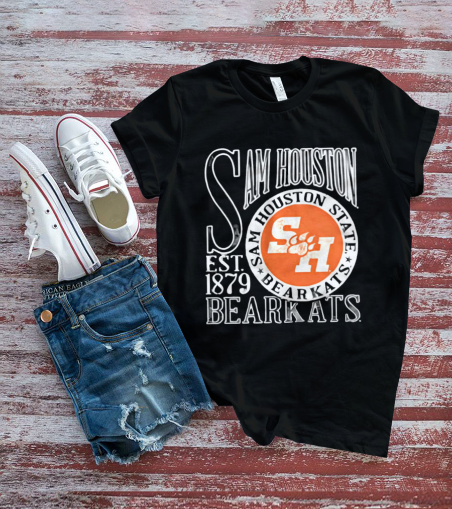 Sam Houston State Bearkats Est 1879 SH Paw T-Shirt