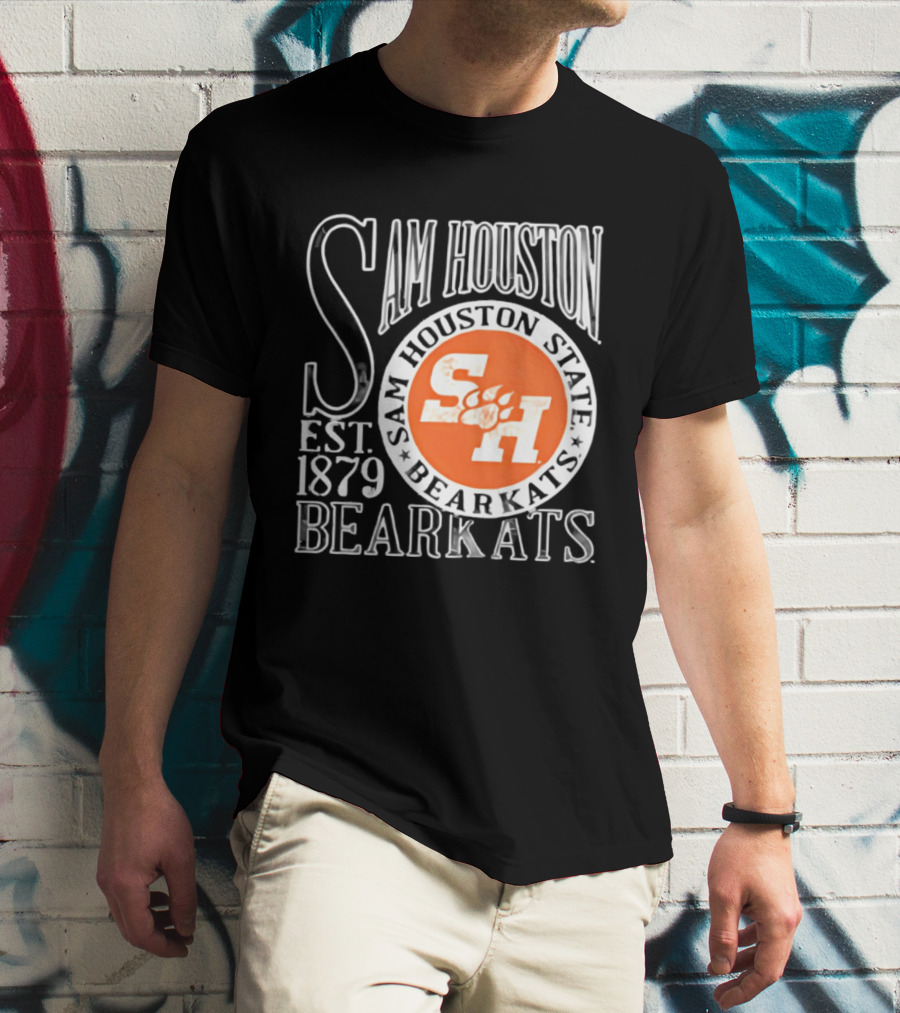 Sam Houston State Bearkats Est 1879 SH Paw T-Shirt