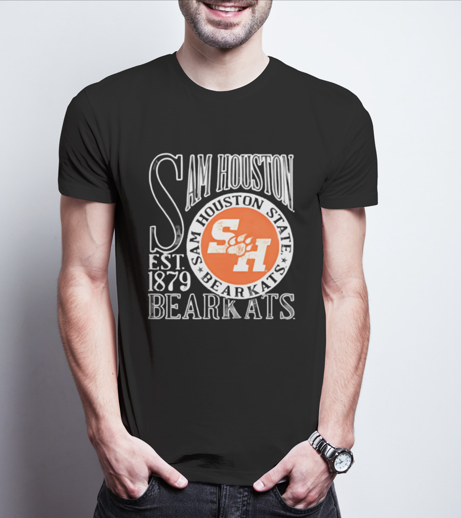 Sam Houston State Bearkats Est 1879 SH Paw T-Shirt