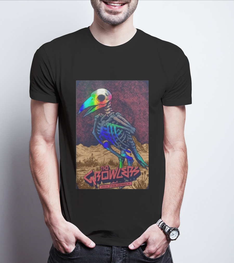 The Growlers Las Vegas Area 15 May 1 2026 Skeleton Bird T-Shirt