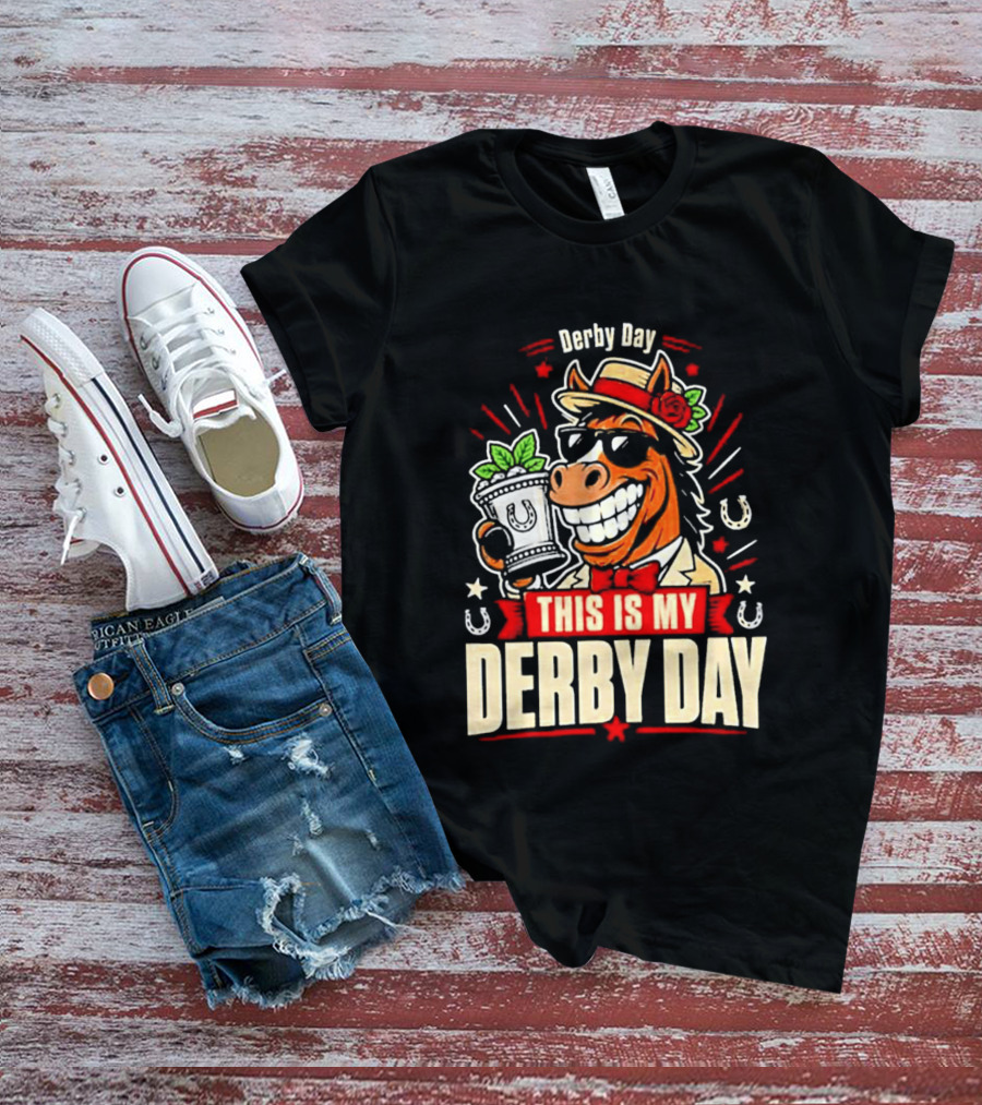 Derby Day Mint Julep Horse Party T-Shirt