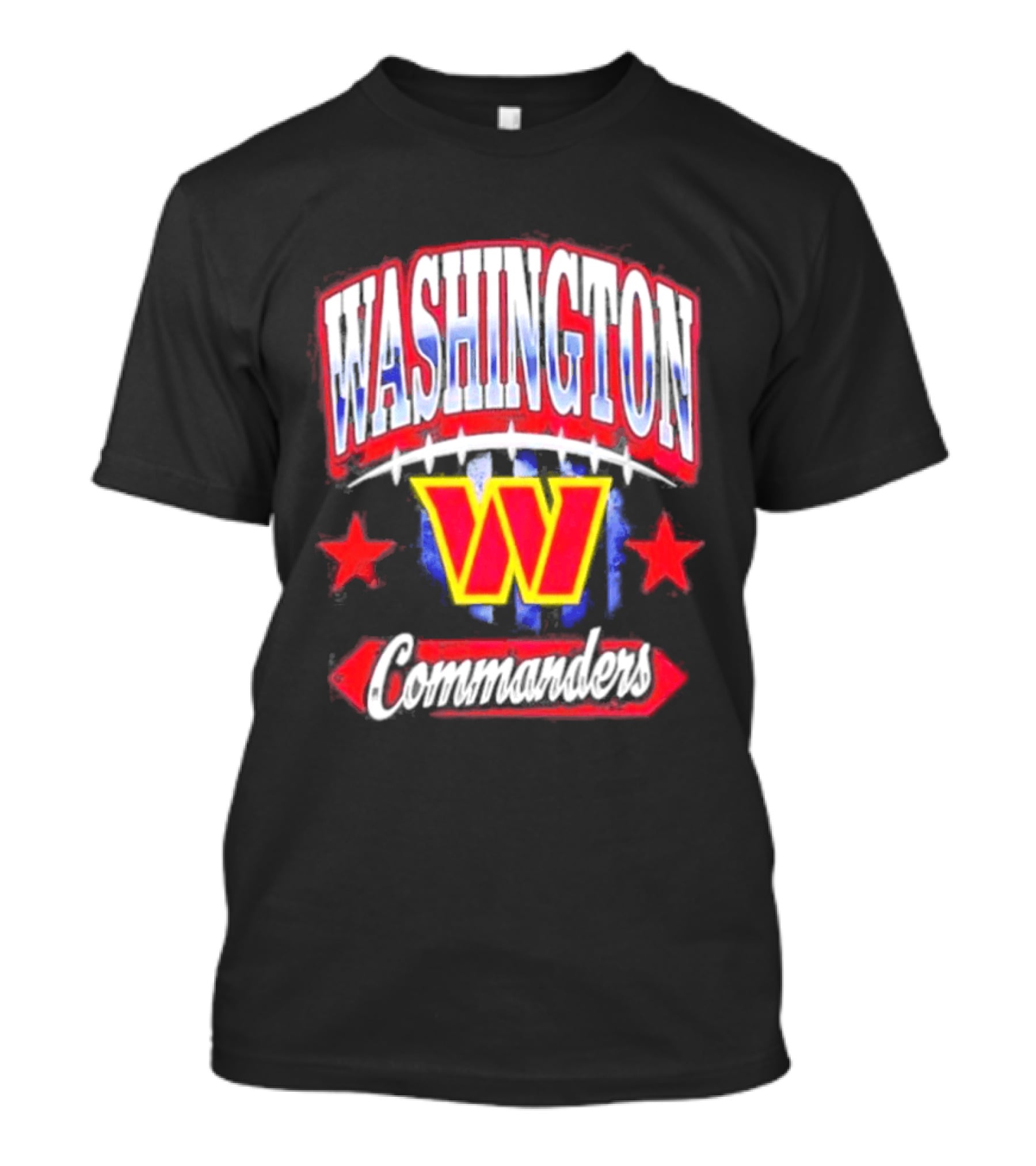 Washington Commanders W Americana Football Stars T-Shirt