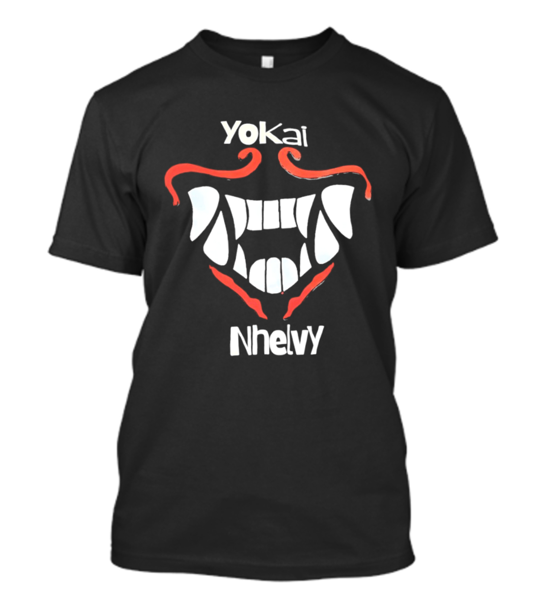 Yokai Nhelvy Demon Mask Teeth T-Shirt