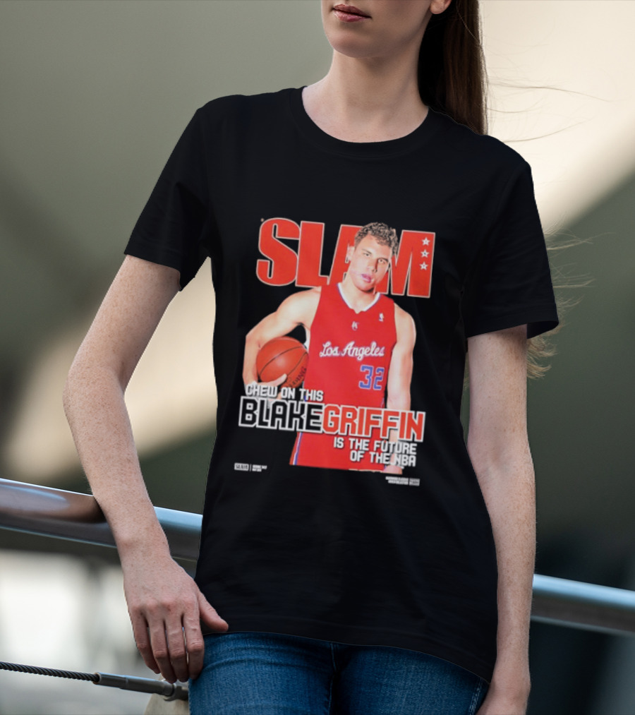 SLAM Los Angeles Clippers Blake Griffin Chew On This Is The Future Of The NBA T-Shirt