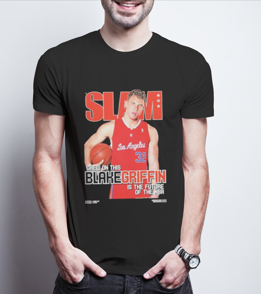 SLAM Los Angeles Clippers Blake Griffin Chew On This Is The Future Of The NBA T-Shirt