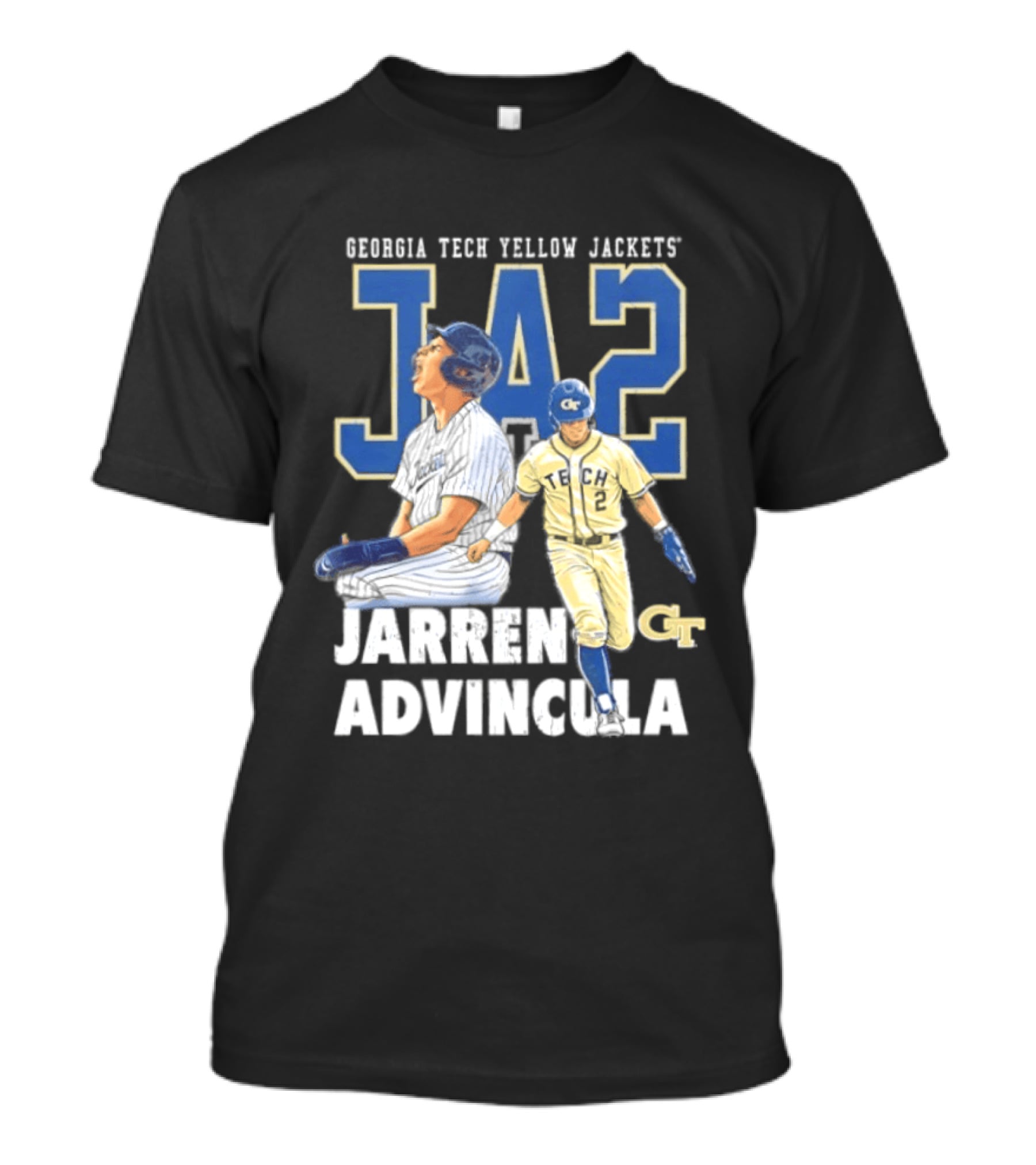Georgia Tech Yellow Jackets JA2 Jarren Advincula T-Shirt