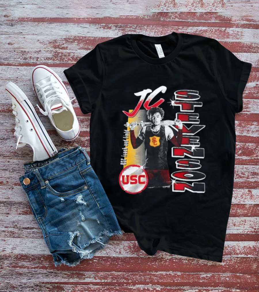 JC Stevenson USC Track And Field Player Name Athlete USC T-Shirt