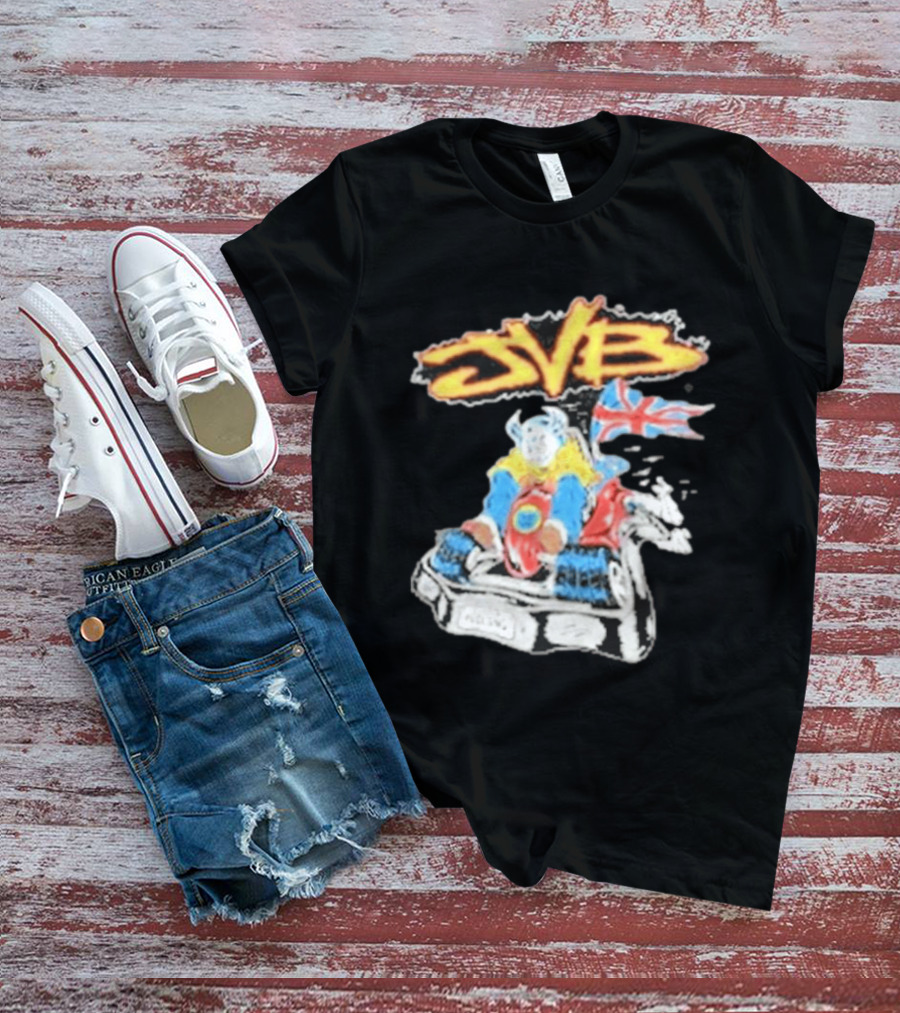 JVB Tour UK 2026 Viking Racer With Union Jack Flag T-Shirt