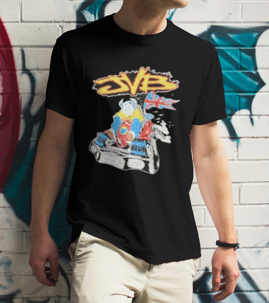 JVB Tour UK 2026 Viking Racer With Union Jack Flag T-Shirt