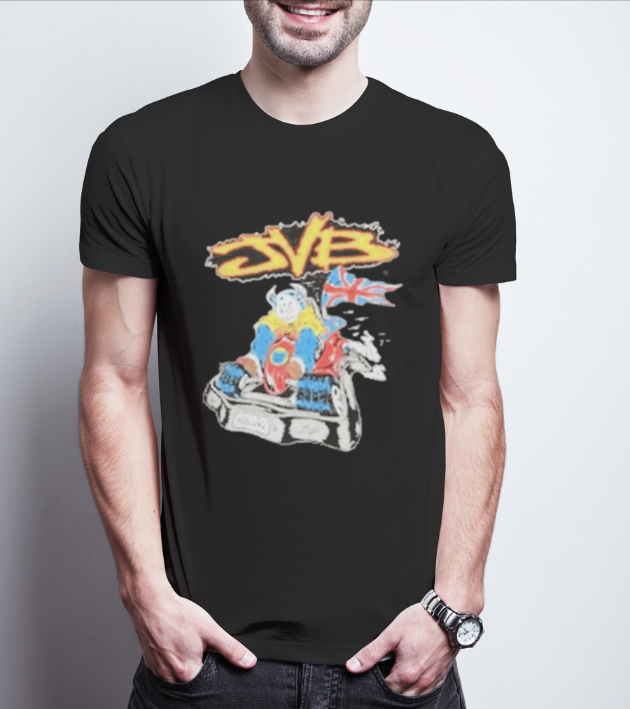 JVB Tour UK 2026 Viking Racer With Union Jack Flag T-Shirt