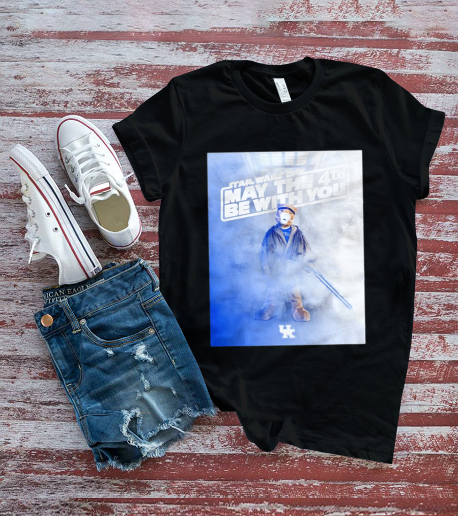 Star Wars Day May The 4th Be With You Kentucky Wildcats T-Shirt