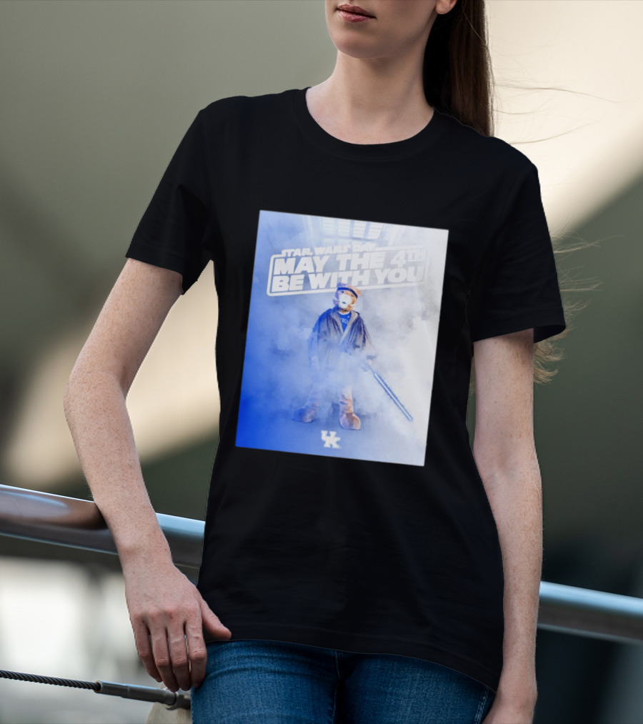 Star Wars Day May The 4th Be With You Kentucky Wildcats T-Shirt