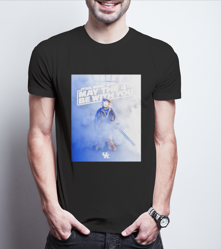 Star Wars Day May The 4th Be With You Kentucky Wildcats T-Shirt