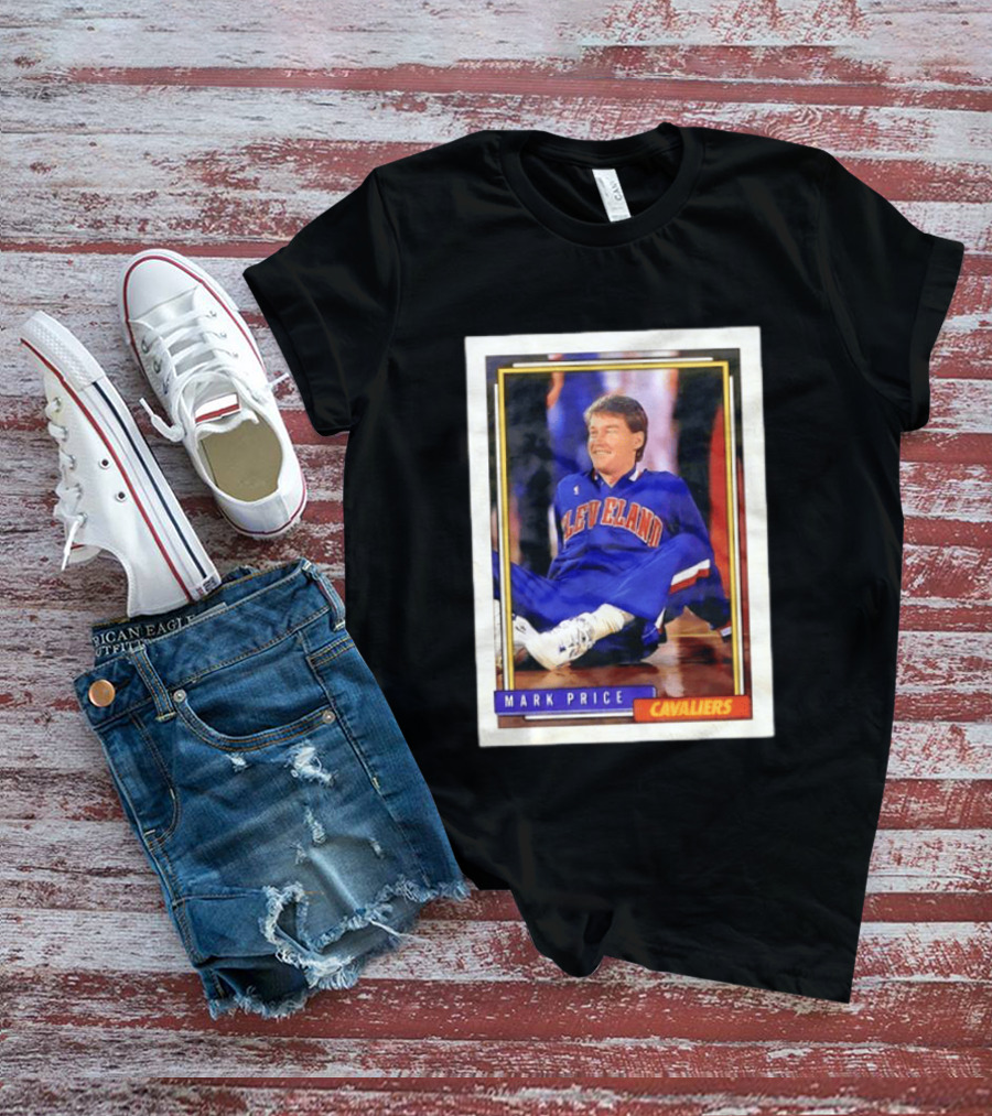 Cleveland Cavaliers Mark Price 1992 Basketball Trading Card Classic Moment T-Shirt