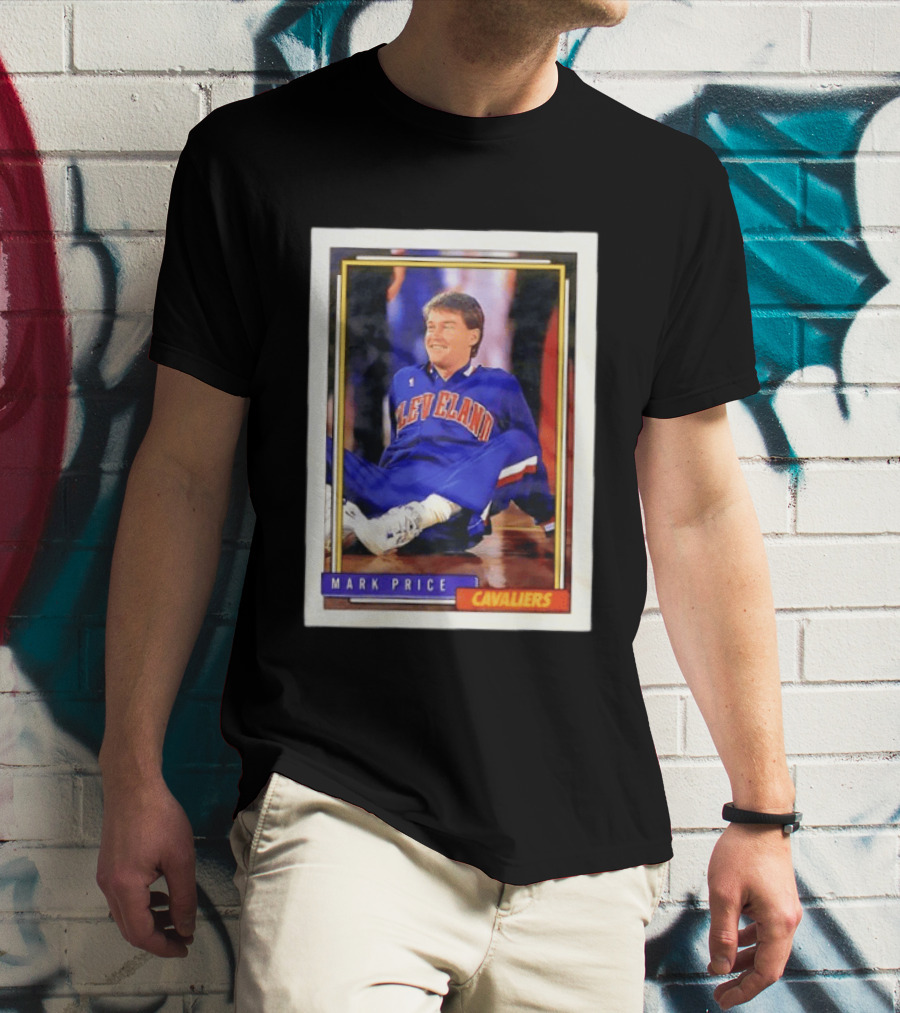 Cleveland Cavaliers Mark Price 1992 Basketball Trading Card Classic Moment T-Shirt
