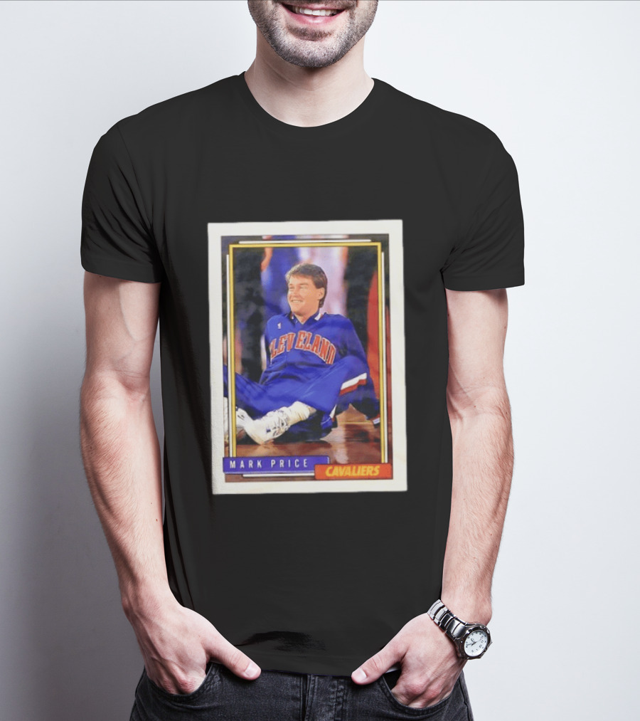 Cleveland Cavaliers Mark Price 1992 Basketball Trading Card Classic Moment T-Shirt