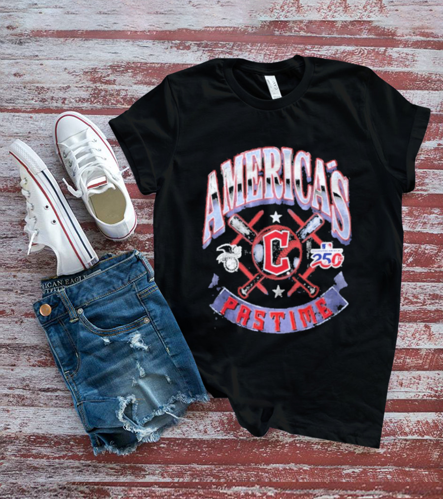 Cleveland Guardians 250th Anniversary America's Pastime T-Shirt